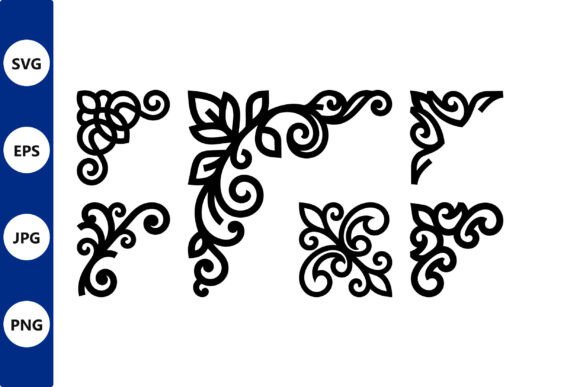 Download Ornate Floral Corner Ornament Vector - Ornate Collection