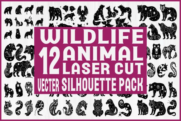 Download Wildlife Animal Silhouette SVG Pack - Premium Resources