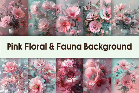 Download Pink Floral &amp; Fauna Background - Floral Collection