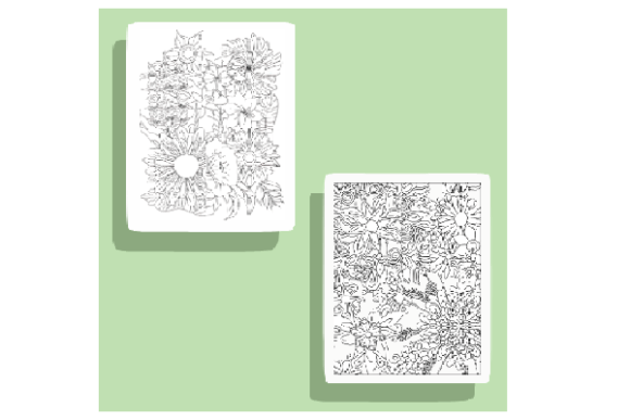 Download Floral Adult Coloring Pages - Floral Collection