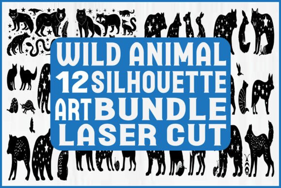 Download Wild Animal Silhouette Art Bundle - Premium Resources
